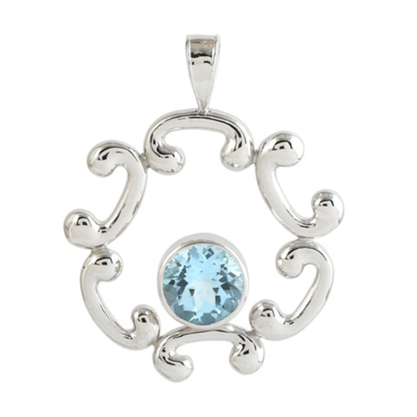 Blue Topaz Unity Pendant