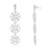 PURPOSE TRIPLE EARRINGS WITH DIAMONDS - Image 2