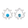 Large Earrings with Turquoise - Image 2