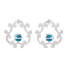 Large Earrings with Turquoise - Image 3